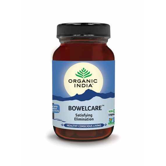 Organic India Bowelcare  90 Capsules 375mg Per Capsule Cleanse