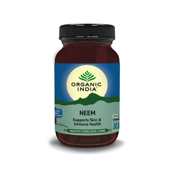 Organic India Neem 90 Capsules 325mg Per Capsule Purifying Properties